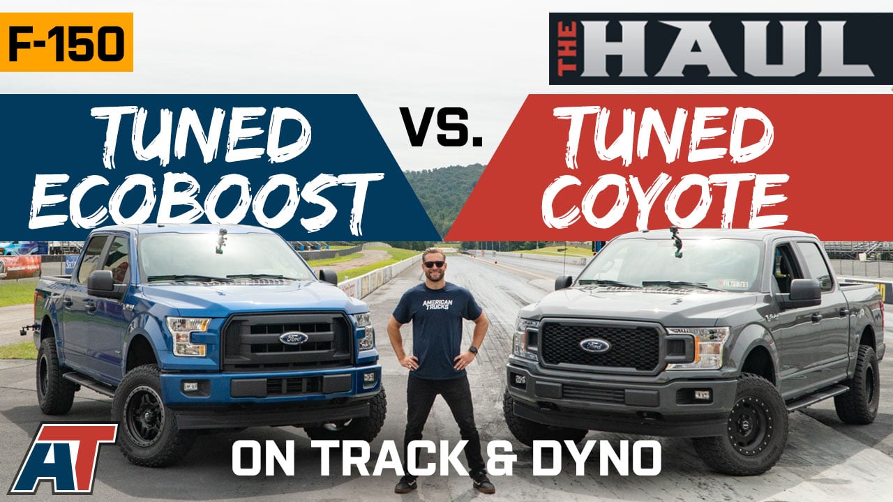 Tuned F150 5.0L V8 vs Ecoboost On Drag Strip and Dyno - The Haul