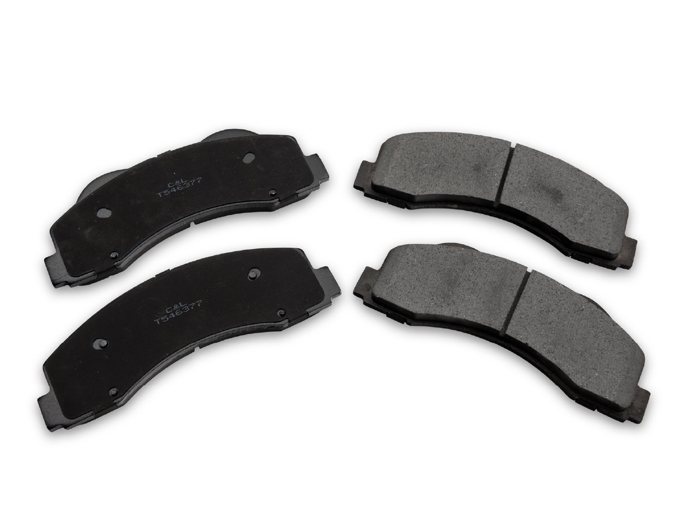 Two sets of brake pads