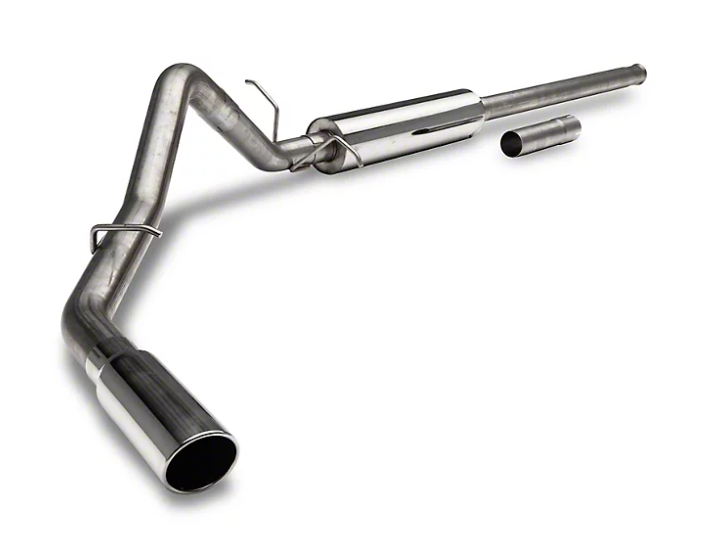 C&L Single Exhaust System with Polished Tip