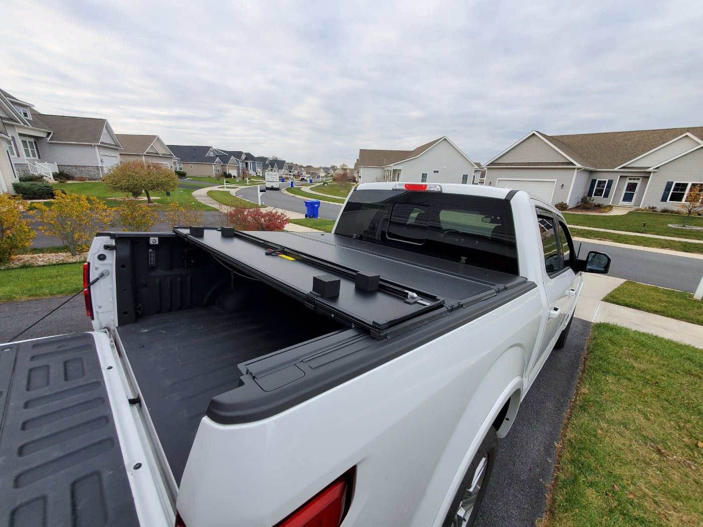 F150 Proven Ground Aluminum Quad Fold Hard Tonneau Cover