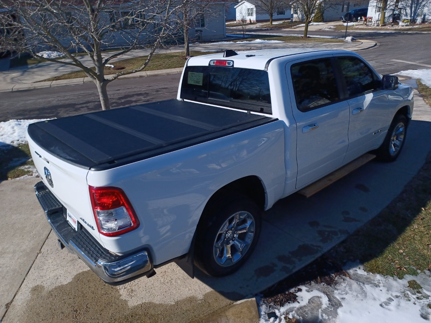 RAM Proven Ground Low Profile Hard Tri Fold Tonneau Cover