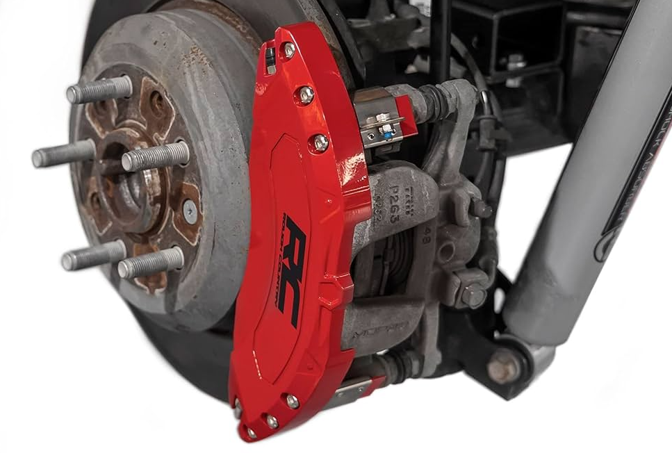 Rough Country Red Brake Caliper Covers