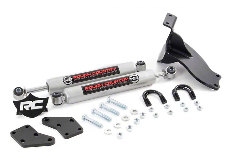 Rough Country RAM 2500 Dual Steering Stabilizer for 2.50-Inch Lift