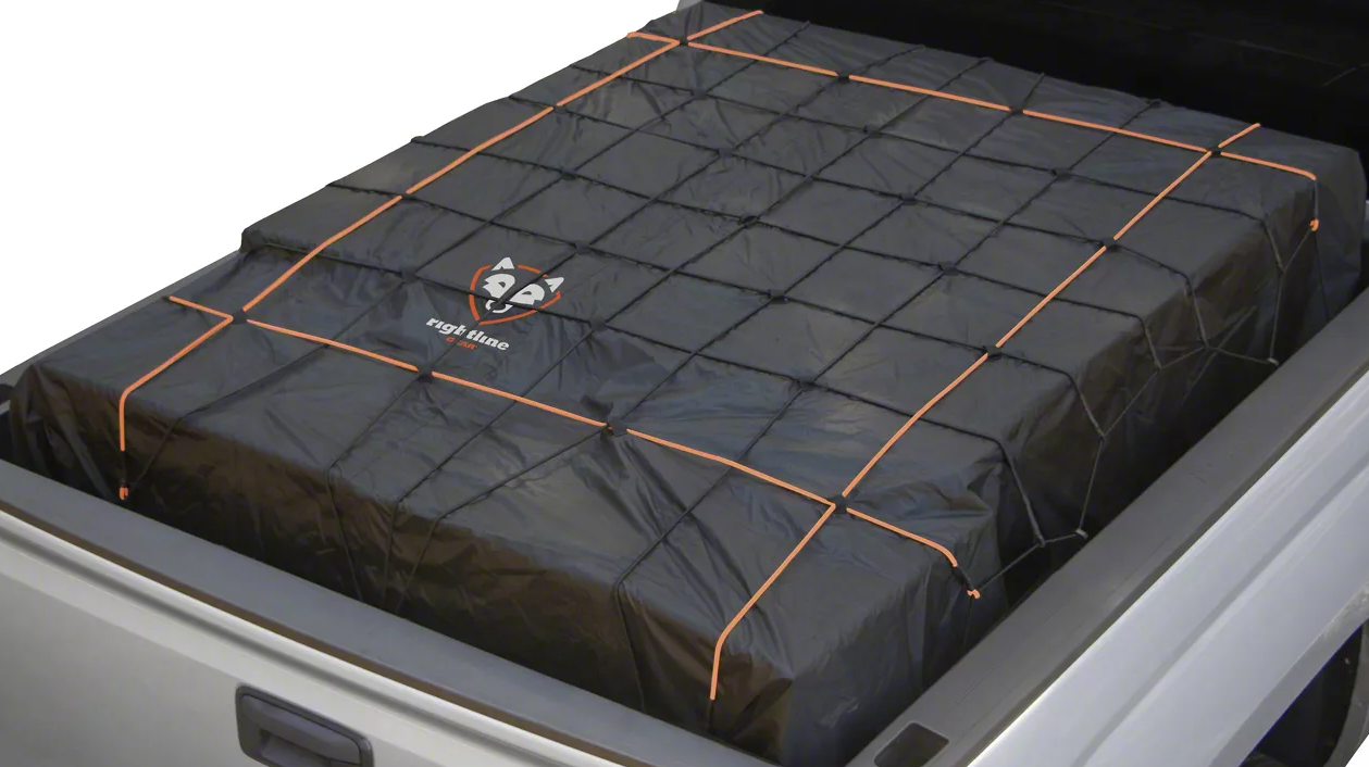 Rightline Gear Sierra Truck Bed Cargo Net w/ Built-In Tarp