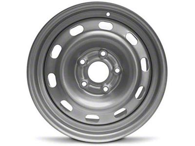 10-Slot Replica Steel Silver 5-Lug Wheel; 17x7; 25mm Offset (02-08 RAM 1500, Excluding Mega Cab)