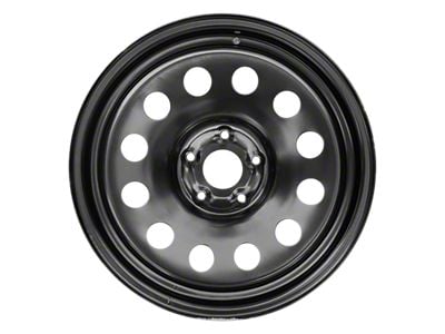 12-Hole Replica Steel Black 5-Lug Wheel; 20x8; 19mm Offset (02-08 RAM 1500, Excluding Mega Cab)