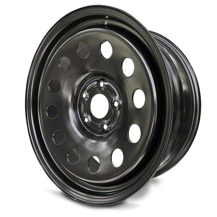 RAM 1500 12-Hole Replica Steel Black 5-Lug Wheel; 20x8; 19mm