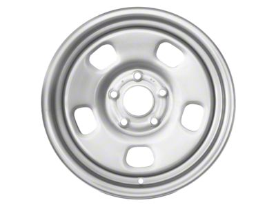 5-Slot Replica Steel Silver 5-Lug Wheel; 17x7; 25mm Offset (02-08 RAM 1500, Excluding Mega Cab)