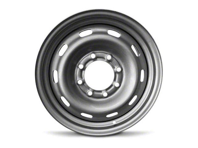 10-Slot Replica Steel Silver 8-Lug Wheel; 17x7.5; 45mm Offset (03-09 RAM 2500)