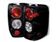 Euro Style Tail Lights; Black Housing; Clear Lens (04-08 F-150 Styleside)