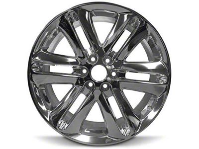 Double I-Spoke Replica Aluminum Polished 6-Lug Wheel; 22x9; 44mm Offset (04-08 F-150)