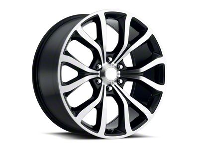 Expedition Platinum Replica Gloss Black Machine Face 6-Lug Wheel; 22x9.5; 44mm Offset (04-08 F-150)