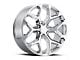 2014 Snowflake Replica Chrome 6-Lug Wheel; 22x9; 24mm Offset (07-13 Sierra 1500)