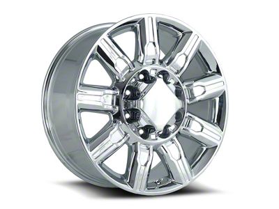 AT4 2500 Replica Chrome 8-Lug Wheel; 20x8.5; 47mm Offset (11-14 Sierra 2500 HD)
