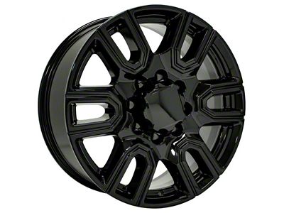 CV96B Black 8-Lug Wheel; 20x8.5; 47mm Offset (11-14 Sierra 2500 HD)