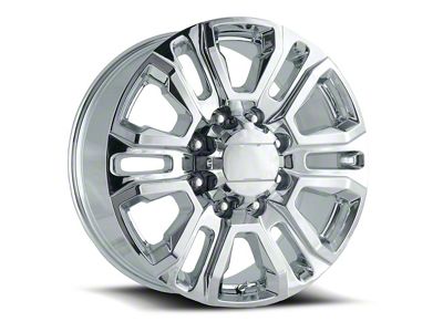 Denali 2500 Replica Chrome 8-Lug Wheel; 20x8.5; 47mm Offset (11-14 Sierra 2500 HD)