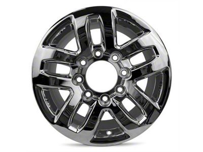 Double 5-Spoke Chrome 8-Lug Wheel; 18x8; 44mm Offset (11-14 Sierra 2500 HD)