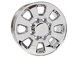 OE Style Chrome 8-Lug Wheel; 18x8; 44mm Offset (11-14 Sierra 2500 HD)