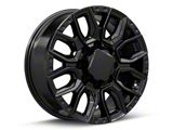 CV97B Black 8-Lug Wheel; 20x8.5; 47mm Offset (11-14 Sierra 3500 HD SRW)