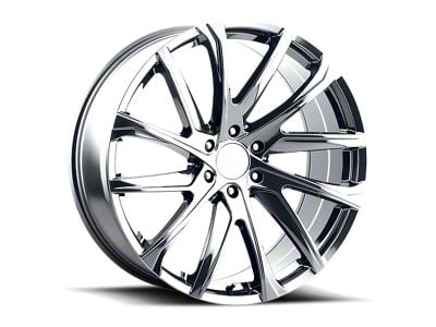 2024 Denali Style Chrome 6-Lug Wheel; 22x9; 28mm Offset (07-13 Silverado 1500)
