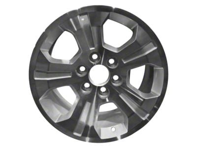 5-Spoke Replica Aluminum Silver 6-Lug Wheel; 18x8.5; 24mm Offset (07-13 Silverado 1500)