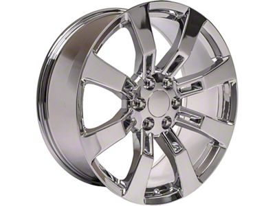 CA82 Chrome 6-Lug Wheel; 22x9; 31mm Offset (07-13 Silverado 1500)