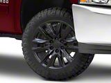 CA91 Gloss Black 6-Lug Wheel; 20x9; 28mm Offset (07-13 Silverado 1500)