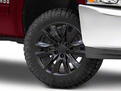 CA91 Gloss Black 6-Lug Wheel; 20x9; 28mm Offset (07-13 Silverado 1500)