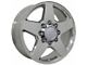Silverado Style Polished 8-Lug Wheel; 20x8.5; 44mm Offset (11-14 Silverado 3500 HD SRW)