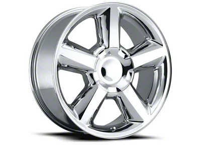 Tahoe Replica Chrome 6-Lug Wheel; 22x9; 30mm Offset (07-14 Tahoe)