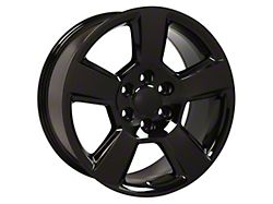 Tahoe Style Black 6-Lug Wheel; 20x9; 27mm Offset (07-14 Tahoe)