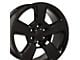 Tahoe Style Black 6-Lug Wheel; 20x9; 27mm Offset (07-14 Tahoe)