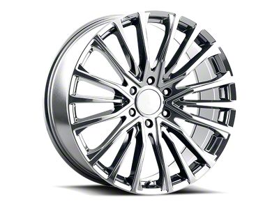 2024 Escalade V-Series Style Chrome 6-Lug Wheel; 22x9; 28mm Offset (07-14 Tahoe)