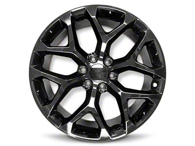 6-Y Spoke Replica Gloss Black 6-Lug Wheel; 22x9; 31mm Offset (07-14 Tahoe)