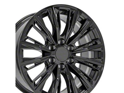CA93 Gloss Black 6-Lug Wheel; 20x9; 28mm Offset (07-14 Tahoe)