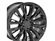 CA93 Gloss Black 6-Lug Wheel; 20x9; 28mm Offset (07-14 Tahoe)