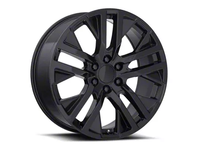 CarbonPro Replica Gloss Black 6-Lug Wheel; 24x10; 31mm Offset (07-14 Tahoe)