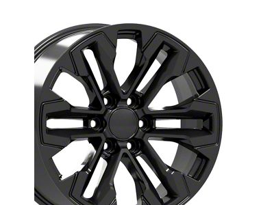 CV69 Gloss Black 6-Lug Wheel; 20x9; 26mm Offset (07-14 Tahoe)