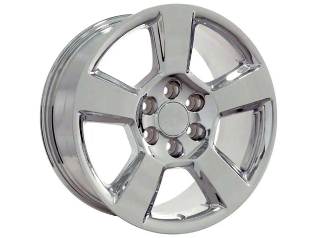 CV76 Chrome 6-Lug Wheel; 20x9; 27mm Offset (07-14 Tahoe)