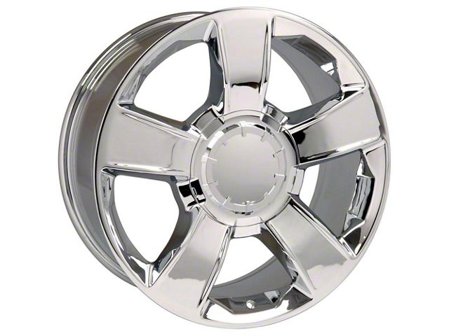 CV79 Chrome 6-Lug Wheel; 20x8.5; 30mm Offset (07-14 Tahoe)