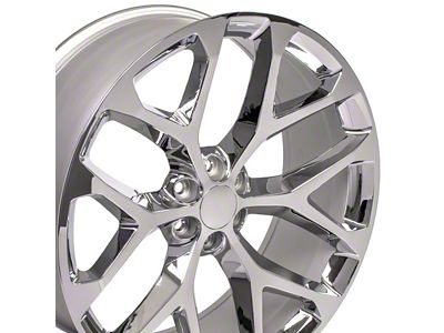 CV98B Chrome 6-Lug Wheel; 26x10; 24mm Offset (07-14 Tahoe)