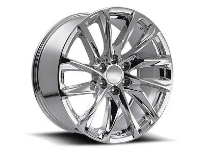 Escalade 12-Spoke Replica Chrome 6-Lug Wheel; 24x10; 31mm Offset (07-14 Tahoe)