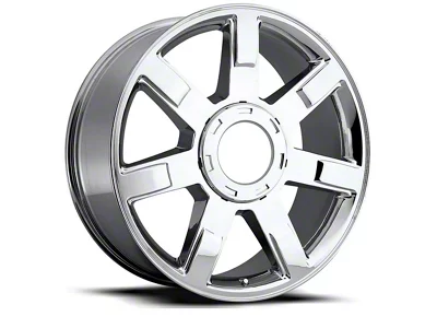 Escalade Replica Chrome 6-Lug Wheel; 22x9; 31mm Offset (07-14 Tahoe)