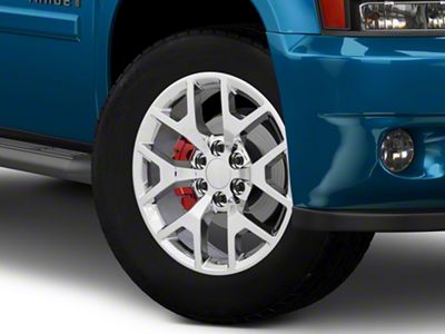 Honeycomb Style Chrome 6-Lug Wheel; 20x9; 27mm Offset (07-14 Tahoe)