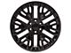 Next Gen Sierra Style Black 6-Lug Wheel; 22x9; 28mm Offset (07-14 Tahoe)
