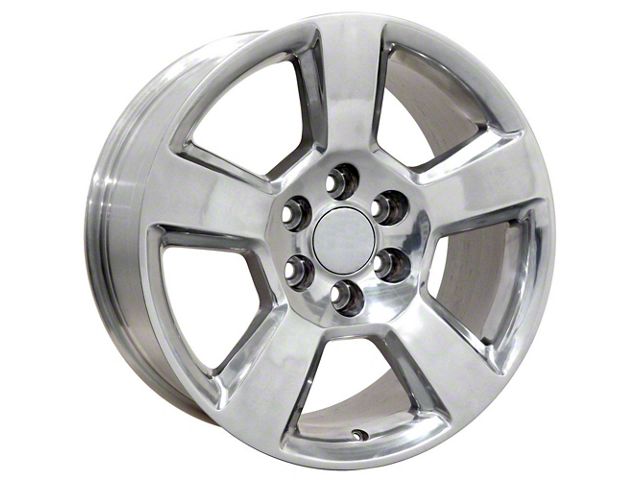 Tahoe Style Polished 6-Lug Wheel; 20x9; 27mm Offset (07-14 Yukon)