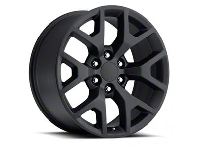 2014 Sierra Replica Satin Black 6-Lug Wheel; 20x9; 27mm Offset (07-14 Yukon)
