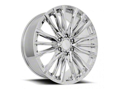Escalade Platinum V Replica Chrome 6-Lug Wheel; 22x9; 28mm Offset (07-14 Yukon)