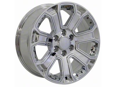 OE Revolution G-06 Hyper Silver 6-Lug Wheel; 22x9; 31mm Offset (07-14 Yukon)