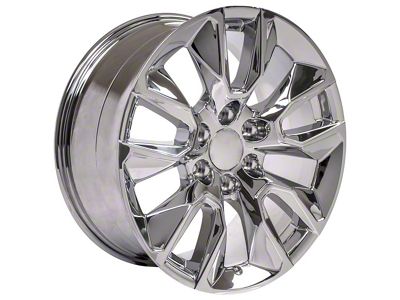 RST Style Chrome 6-Lug Wheel; 20x9; 28mm Offset (07-14 Yukon)